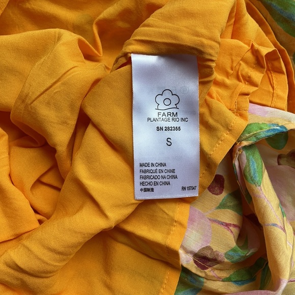 FARM Rio Mini Cashew Maxi Dress Size Small - Picture 7 of 7